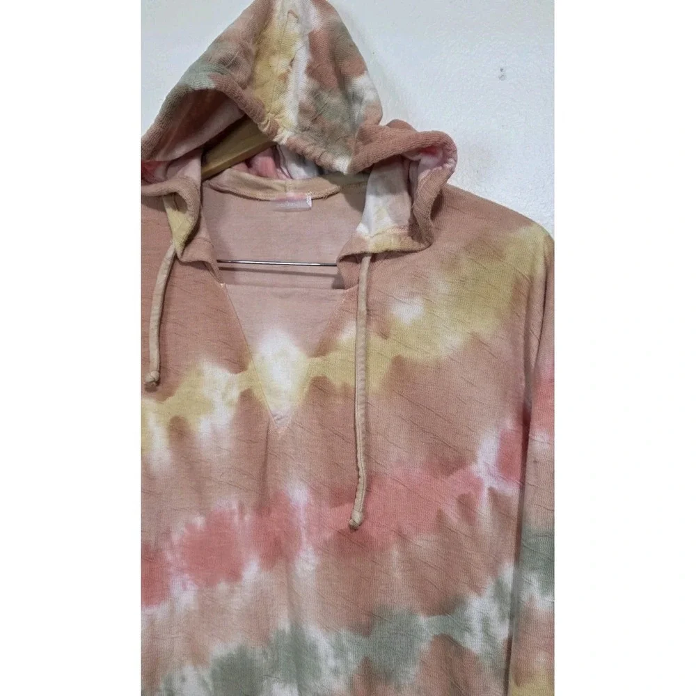 Free People Movement Tie Dye‎ Hoodie Oversized Yoga Boho Women S Pullover Beach